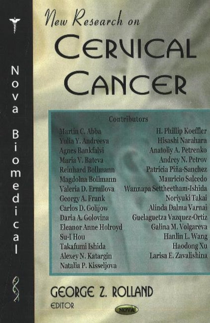 Book cover of: New Research on Cervical Cancer. By: George Z. Rolland