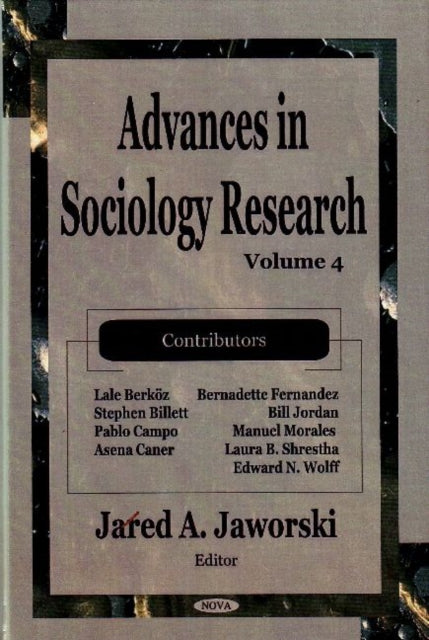 Advances in Sociology Research