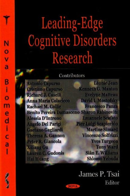 Book cover of: Leading-Edge Cognitive Disorders Research