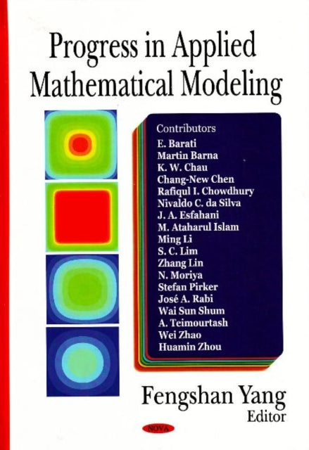Book cover of: Progress in Applied Mathematical Modeling. By: Fengshan Yang