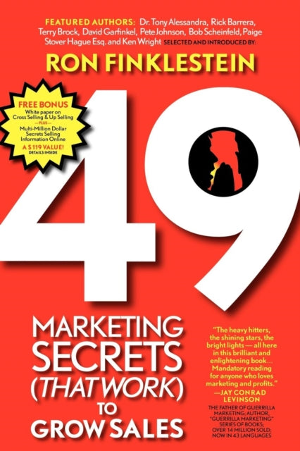 Book cover of: 49 Marketing Secrets (That Work) to Grow Sales. By: Ronald Finklestein