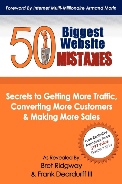 Book cover of: 50 Biggest Website Mistakes. By: Bret Ridgway