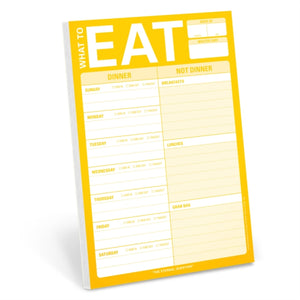 Knock Knock What to Eat Pad (Yellow)