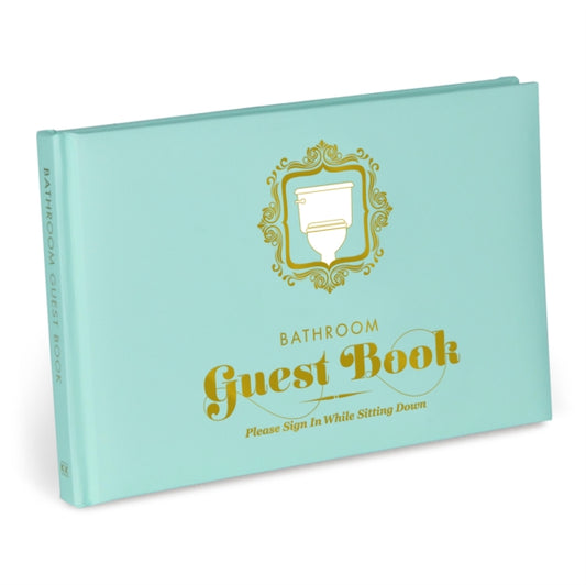 Book cover of: Knock Knock Bathroom Guest Book. By: Knock Knock