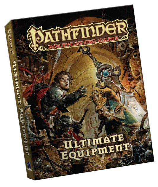 Book cover of: Pathfinder Roleplaying Game: Ultimate Equipment Pocket Edition. By: Paizo Staff