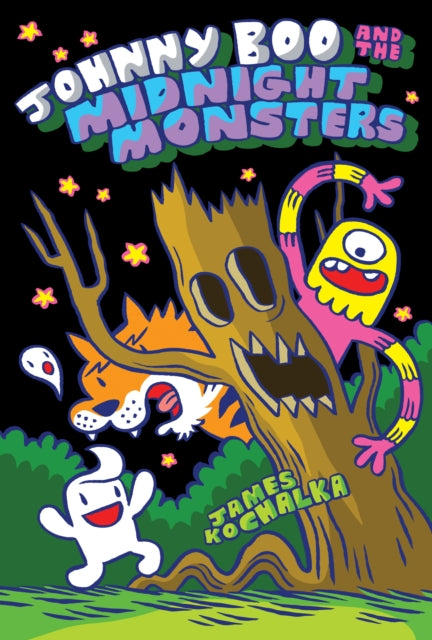 Book cover of: Johnny Boo and the Midnight Monsters (Johnny Boo Book 10). By: James Kochalka