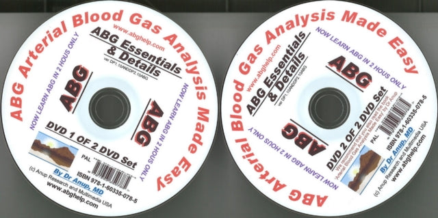 Book cover of: ABG -- Arterial Blood Gas Analysis Made Easy - 2 DVD Set (PAL Format)