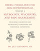 Book cover of: Herbal Formularies for Health Professionals, Volume 4. By: Jill Stansbury