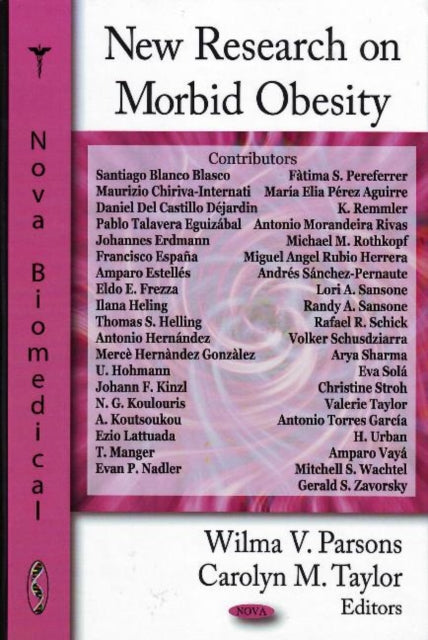 Book cover of: New Research on Morbid Obesity