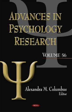 Advances in Psychology Research