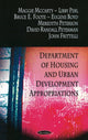 Book cover of: Department of Housing & Urban Development Appropriations