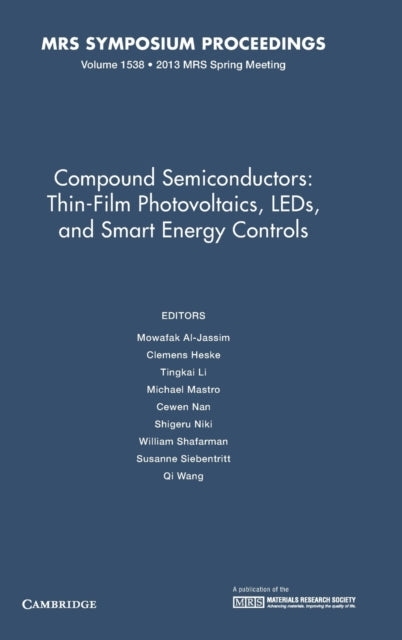 Book cover of: Compound Semiconductors: Volume 1538