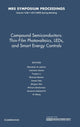 Book cover of: Compound Semiconductors: Volume 1538