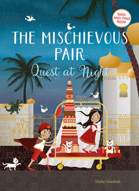 Book cover of: Mischievous Pair. Quest at Night. By: Mieke Goethals