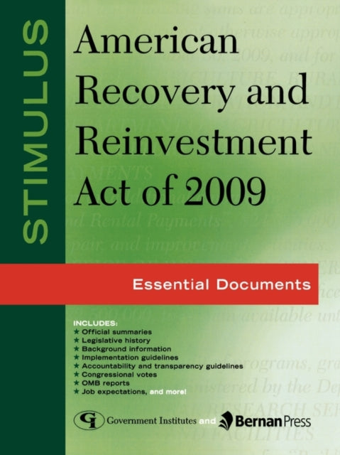 Book cover of: Stimulus: American Recovery and Reinvestment Act of 2009