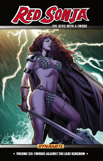 Book cover of: Red Sonja: She-Devil with a Sword Volume 12. By: Marcio Abreu