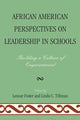 Book cover of: African American Perspectives on Leadership in Schools