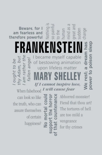 Book cover of: Frankenstein. By: Mary Shelley