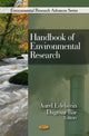 Book cover of: Handbook of Environmental Research. By: Aurel Edelstein