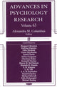 Book cover of: Advances in Psychology Research. By: Alexandra M. Columbus