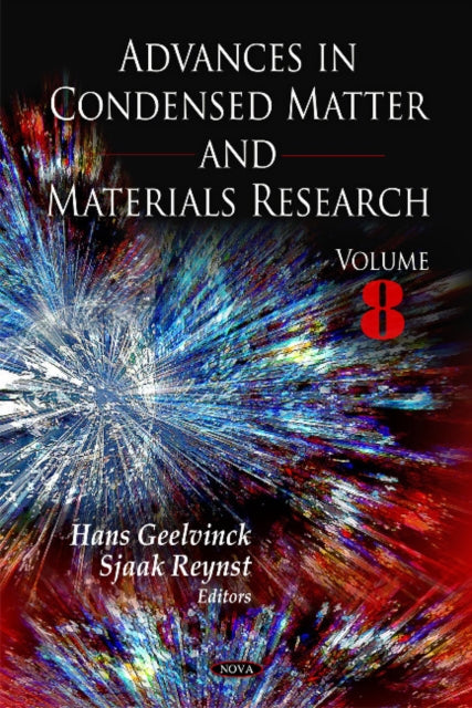 Book cover of: Advances in Condensed Matter & Materials Research. By: Hans Geelvinck