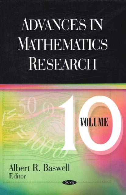 Book cover of: Advances in Mathematics Research. By: Albert R. Baswell