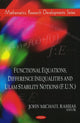 Book cover of: Functional Equations, Difference Inequalities & Ulam Stability Notions (F.U.N.)