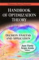 Book cover of: Handbook of Optimization Theory