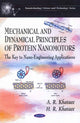 Book cover of: Mechanical & Dynamical Principles of Protein Nanomotors. By: A. R. Khataee
