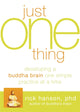 Book cover of: Just One Thing. By: Rick Hanson