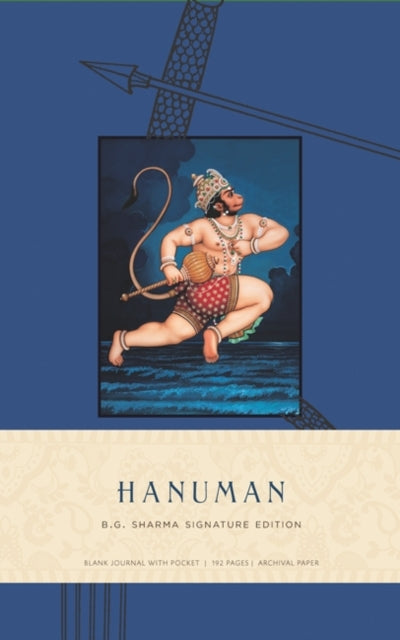 Book cover of: Hanuman Hardcover Blank Journal. By: B. G. Sharma