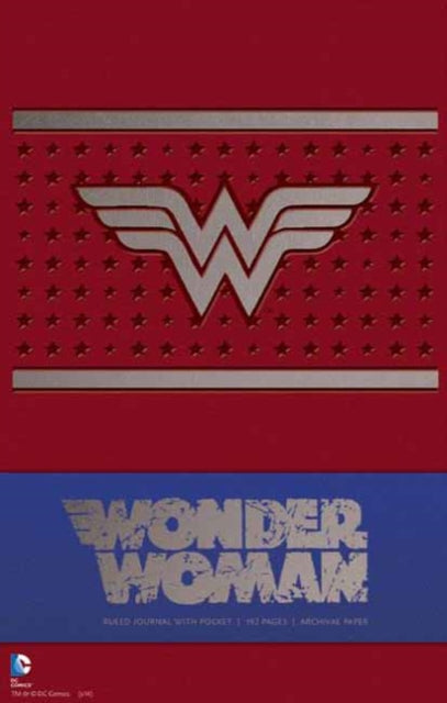Wonder Woman Hardcover Ruled Journal