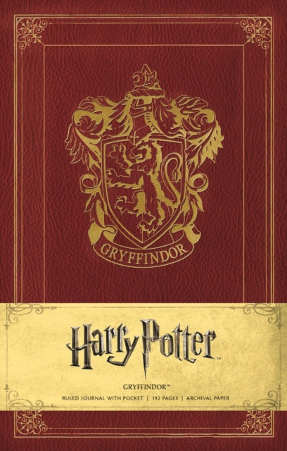 Book cover of: Harry Potter Gryffindor Hardcover Ruled Journal. By: . Warner Bros. Consumer Products Inc.