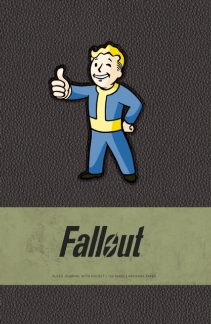 Book cover of: Fallout Hardcover Ruled Journal. By: . Bethseda Softworks LLC (ZeniMax Media Inc)