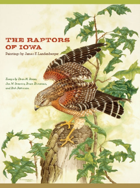 Book cover of: Raptors of Iowa. By: James F. Landenberger