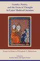 Book cover of: Gender, Poetry, and the Form of Thought in Later Medieval Literature. By: Jennifer Jahner