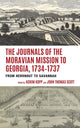 Book cover of: Journals of the Moravian Mission to Georgia, 1734–1737. By: Achim Kopp