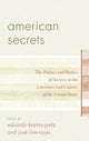Book cover of: American Secrets. By: Eduardo Barros-Grela