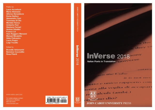 Book cover of: InVerse 2018. By: Brunella Antomarini