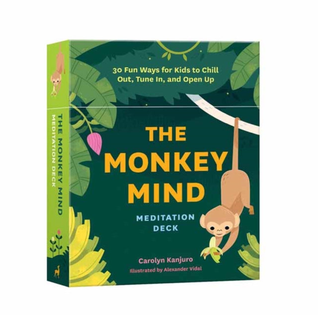 Book cover of: Monkey Mind Meditation Deck. By: Carolyn Kanjuro