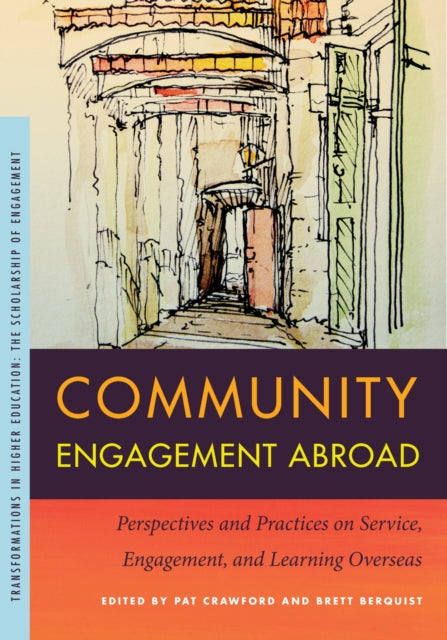 Book cover of: Community Engagement Abroad. By: Pat Crawford