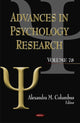 Book cover of: Advances in Psychology Research. By: Alexandra Columbus