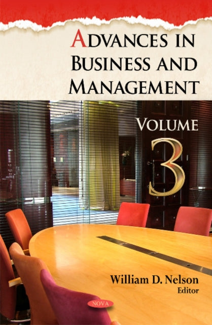 Book cover of: Advances in Business & Management. By: William D. Nelson