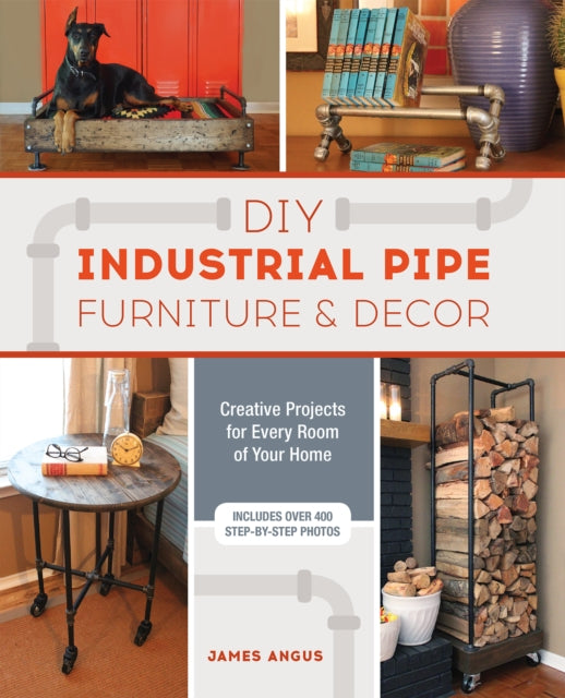 Book cover of: DIY Industrial Pipe Furniture and Decor. By: James Angus