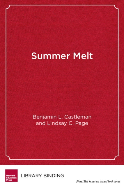 Book cover of: Summer Melt. By: Benjamin L. Castleman
