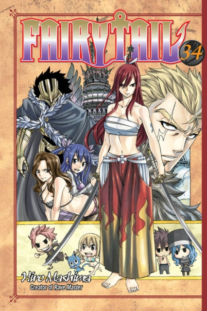 Book cover of: Fairy Tail 34. By: Hiro Mashima
