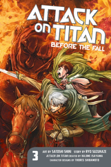 Book cover of: Attack On Titan: Before The Fall 3. By: 涼風涼