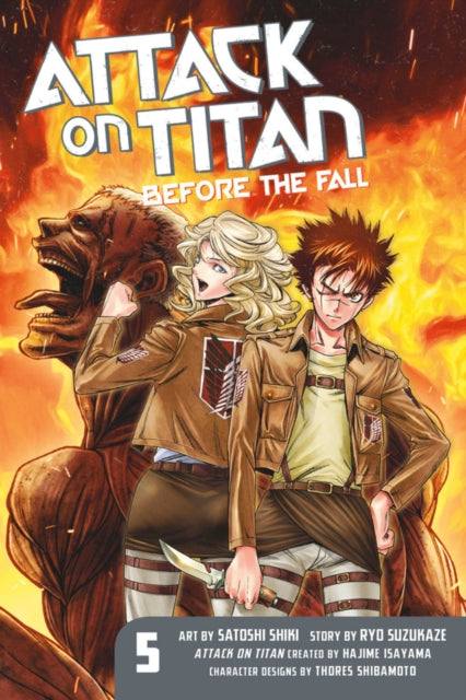 Book cover of: Attack On Titan: Before The Fall 5. By: 涼風涼