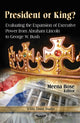 Book cover of: President or King?. By: Meenekshi Bose