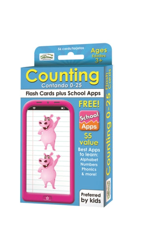 Counting 0-25 Flash Cards